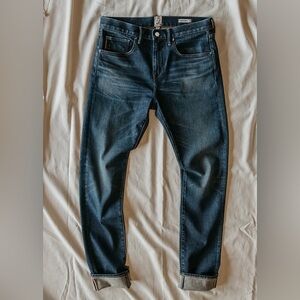 The Scissors Slim Tapered - Jett 14oz Selvedge